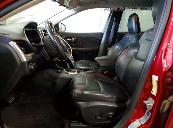 1C4PJMBS2GW242541 2016 JEEP CHEROKEE Burgundy Vista interior delantera