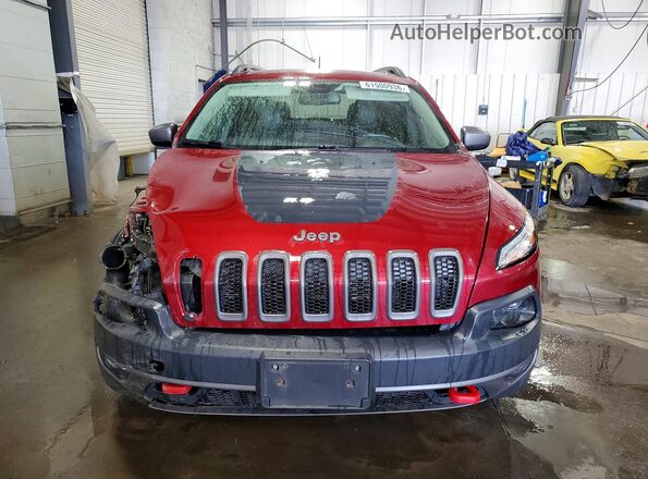 1C4PJMBS2GW242541 2016 JEEP CHEROKEE Burgundy Vista frontal