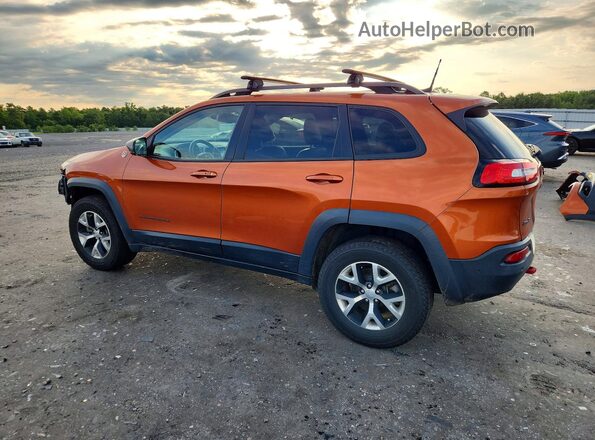 1C4PJMBS2GW268802 2016 JEEP CHEROKEE Orange Tył lewy
