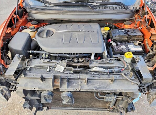 1C4PJMBS2GW268802 2016 JEEP CHEROKEE Orange Widok komory silnika