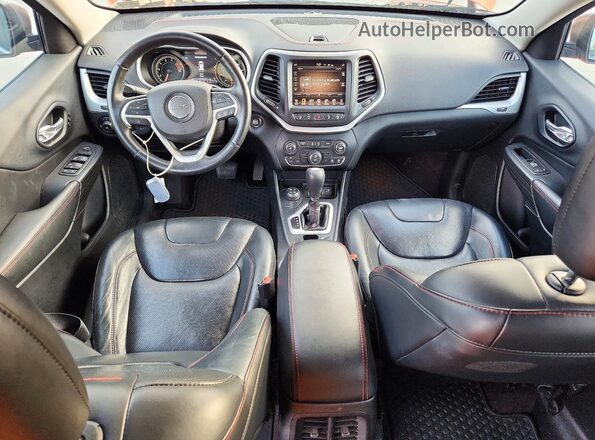 1C4PJMBS2GW268802 2016 JEEP CHEROKEE Orange Widok deski rozdzielczej