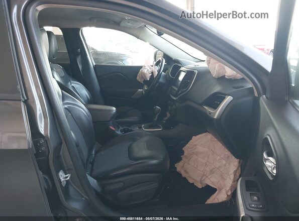 1C4PJMBS2HW582290 2017 JEEP CHEROKEE Gray Вид салону спереду