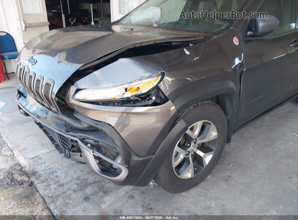 1C4PJMBS2HW582290 2017 JEEP CHEROKEE Gray Вид спереду