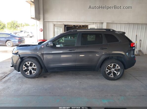 1C4PJMBS2HW582290 2017 JEEP CHEROKEE Gray Вид задньої частини салону