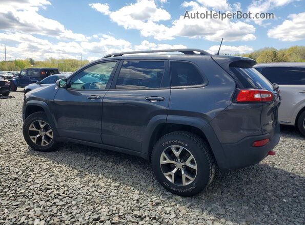 1C4PJMBS3GW123588 2016 JEEP CHEROKEE Серый Задняя левая четверть