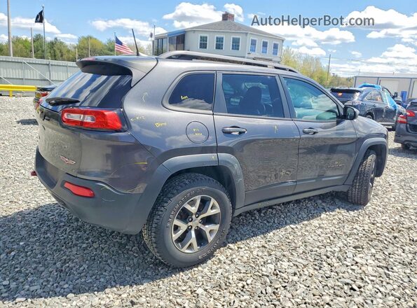 1C4PJMBS3GW123588 2016 JEEP CHEROKEE Серый Задняя правая четверть