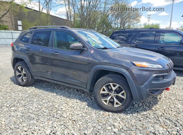 1C4PJMBS3GW123588 2016 JEEP CHEROKEE Серый Передняя правая четверть