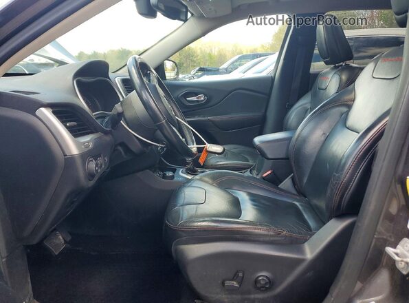 1C4PJMBS3GW123588 2016 JEEP CHEROKEE Серый Вид салона спереди