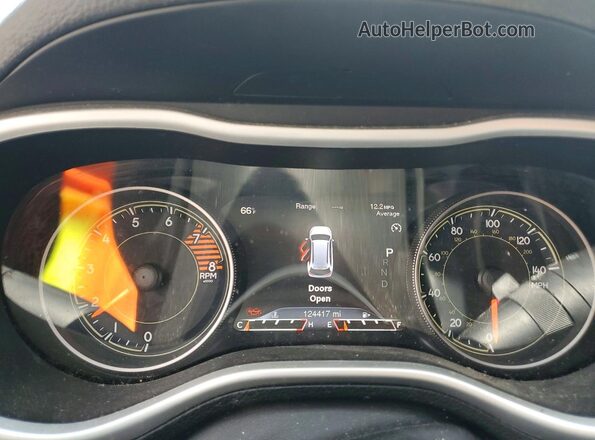 1C4PJMBS3GW123588 2016 JEEP CHEROKEE Серый Вид щитка приборов