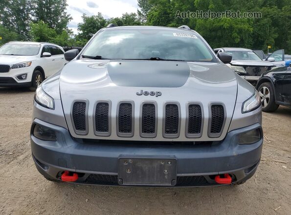 1C4PJMBS3GW128578 2016 JEEP CHEROKEE Gray Widok z przodu