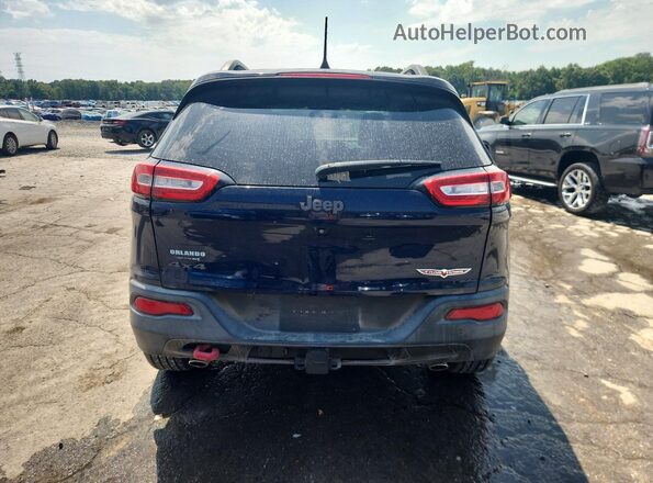 1C4PJMBS3GW133313 2016 JEEP CHEROKEE Blue Vista trasera
