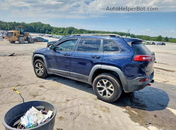 1C4PJMBS3GW133313 2016 JEEP CHEROKEE Blue Trasero izquierdo