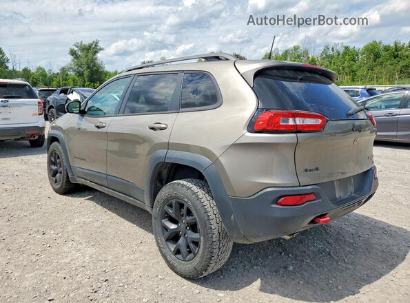 1C4PJMBS4GW253377 2016 JEEP CHEROKEE Tan Հետևի ձախ