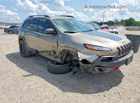 1C4PJMBS4GW253377 2016 JEEP CHEROKEE Tan Առջևի աջ