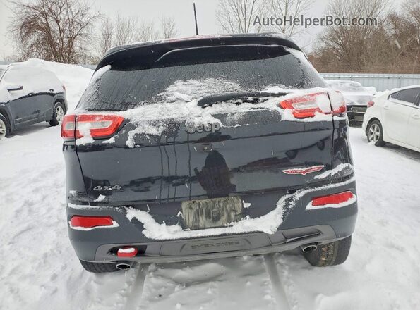 1C4PJMBS4GW349669 2016 JEEP CHEROKEEE Black Rear view