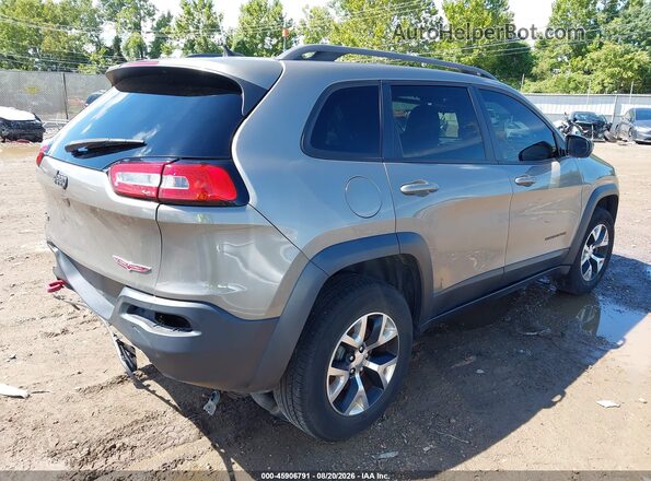 1C4PJMBS4HW515674 2017 JEEP CHEROKEE Green Задня права чверть