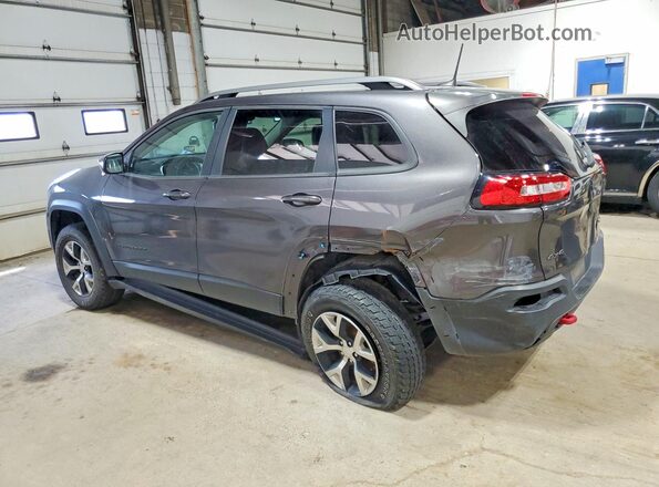 1C4PJMBS4HW561277 2017 JEEP CHEROKEE Серый Задняя левая четверть