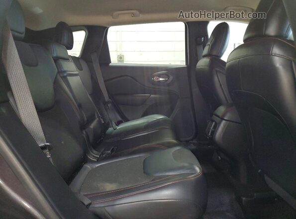 1C4PJMBS4HW561277 2017 JEEP CHEROKEE Серый Вид задней части салона