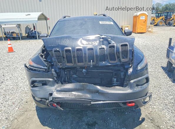 1C4PJMBS4HW569248 2017 JEEP CHEROKEE Black Front view