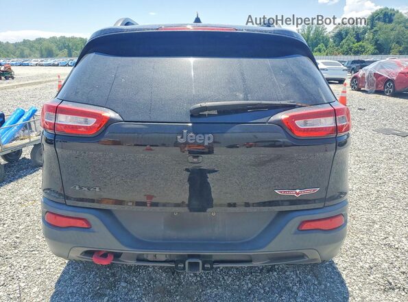 1C4PJMBS4HW569248 2017 JEEP CHEROKEE Black Rear view