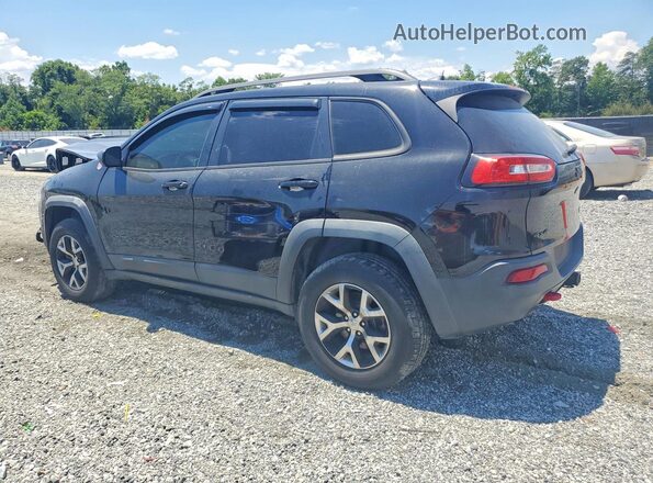 1C4PJMBS4HW569248 2017 JEEP CHEROKEE Black Rear left