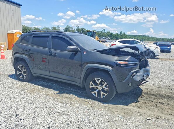1C4PJMBS4HW569248 2017 JEEP CHEROKEE Black Front right