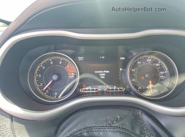 1C4PJMBS4HW569248 2017 JEEP CHEROKEE Black Instrument cluster view
