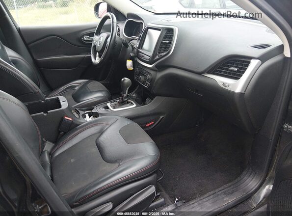 1C4PJMBS5GW130963 2016 JEEP CHEROKEE Black წინა სალონის ხედი