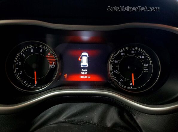 1C4PJMBS5HD237539 2017 JEEP CHEROKEE Белый Вид щитка приборов