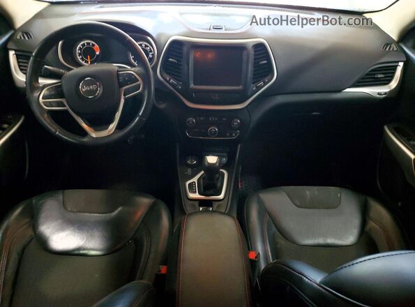 1C4PJMBS5HD237539 2017 JEEP CHEROKEE Белый Вид панели приборов