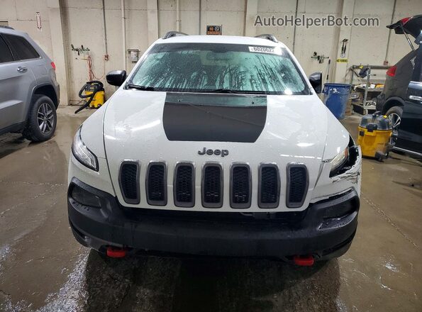 1C4PJMBS5HD237539 2017 JEEP CHEROKEE Белый Вид спереди