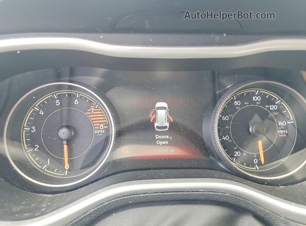 1C4PJMBS5HW530913 2017 JEEP CHEROKEE White Widok zestawu wskaźników