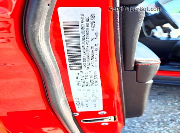 1C4PJMBS5HW640005 2017 JEEP CHEROKEE Red VIN sticker view