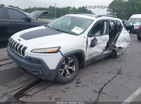 1C4PJMBS6GW156813 2016 JEEP CHEROKEE White Vista tres cuartos delantera izquierda
