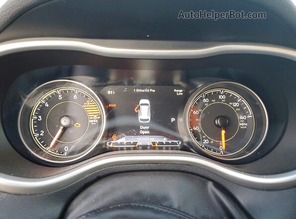 1C4PJMBS6GW280290 2016 JEEP CHEROKEE Gray Vista del cuadro de instrumentos