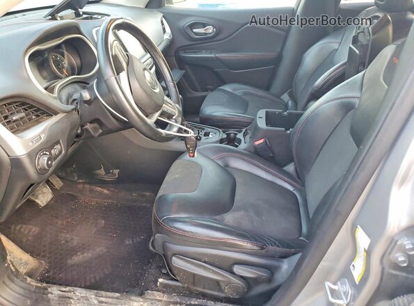 1C4PJMBS6GW280290 2016 JEEP CHEROKEE Gray Vista interior delantera