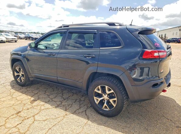 1C4PJMBS7HW563184 2017 JEEP CHEROKEE Серый Задняя левая четверть