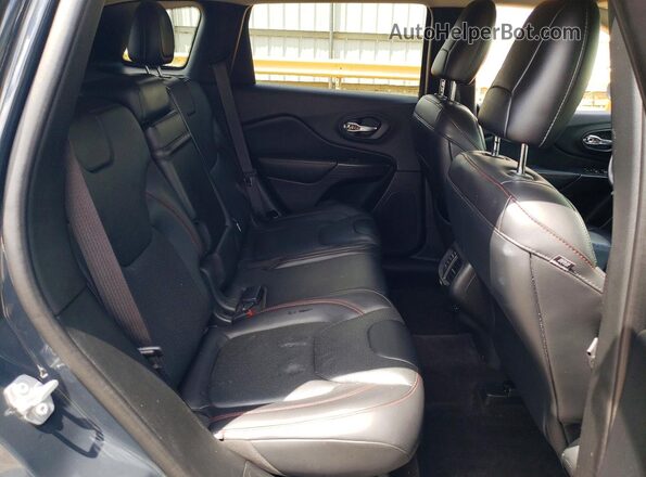 1C4PJMBS7HW563184 2017 JEEP CHEROKEE Серый Вид задней части салона