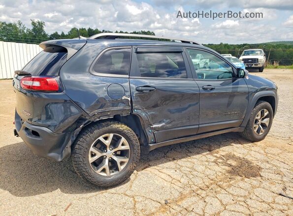 1C4PJMBS7HW563184 2017 JEEP CHEROKEE Серый Задняя правая четверть
