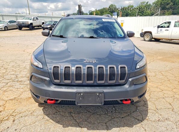 1C4PJMBS7HW563184 2017 JEEP CHEROKEE Серый Вид спереди
