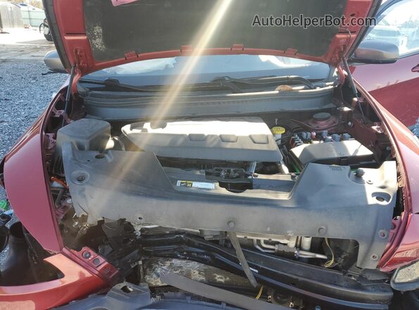 1C4PJMBS7HW647831 2017 JEEP CHEROKEE Бордовый Вид подкапотного пространства