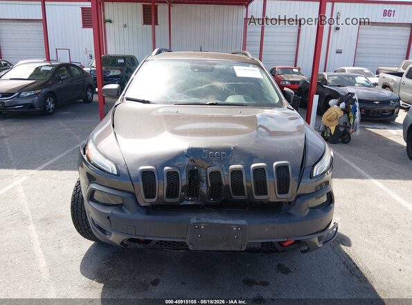 1C4PJMBS8GW151371 2016 JEEP CHEROKEE Gray Вид щитка приладів