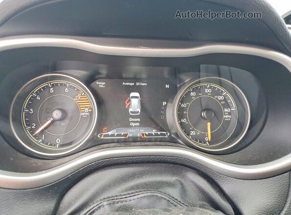 1C4PJMBS8GW293218 2016 JEEP CHEROKEE Gray Սարքավորումների վահանակի տեսք