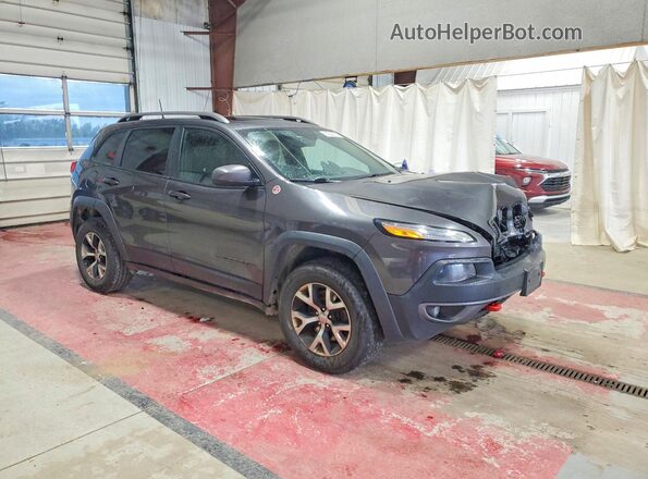 1C4PJMBS8GW361825 2016 JEEP CHEROKEE Серый Передняя правая четверть