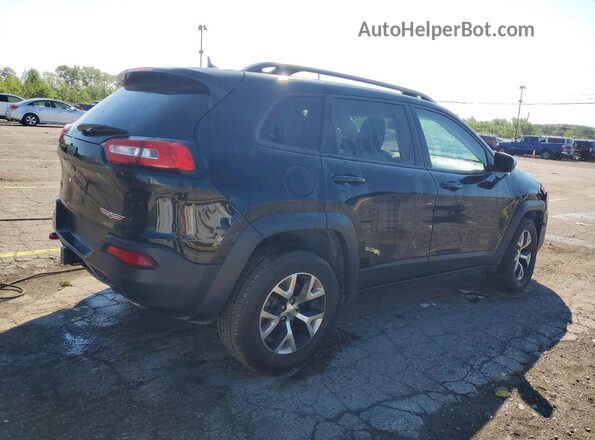 1C4PJMBS8HW556583 2017 JEEP CHEROKEE Black Rear right