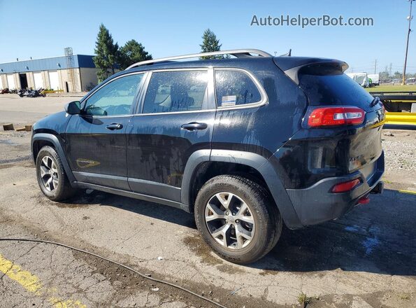 1C4PJMBS8HW556583 2017 JEEP CHEROKEE Black Rear left