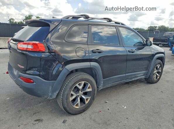1C4PJMBS8HW589230 2017 JEEP CHEROKEE Черный Задняя правая четверть