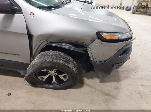 1C4PJMBS9HW571433 2017 JEEP CHEROKEE Gray წინა ხედი