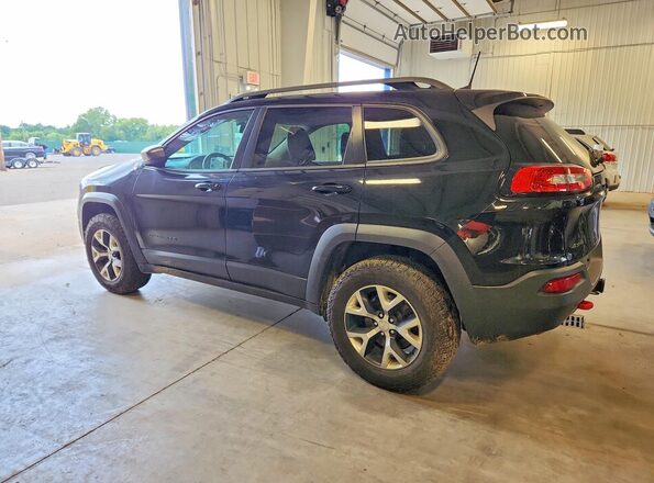 1C4PJMBSXHW601426 2017 JEEP CHEROKEE Black Tył lewy