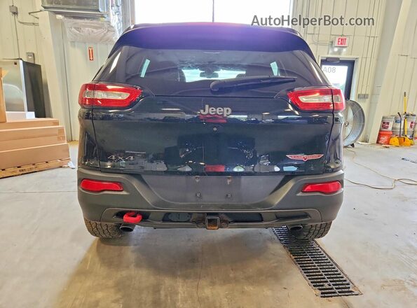 1C4PJMBSXHW601426 2017 JEEP CHEROKEE Black Widok z tyłu